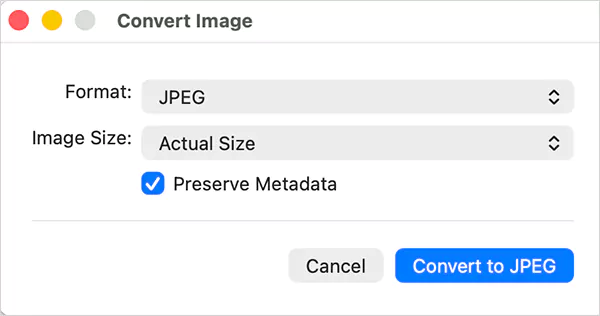 Convert the file
