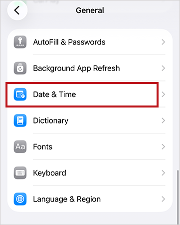 General Date & Time