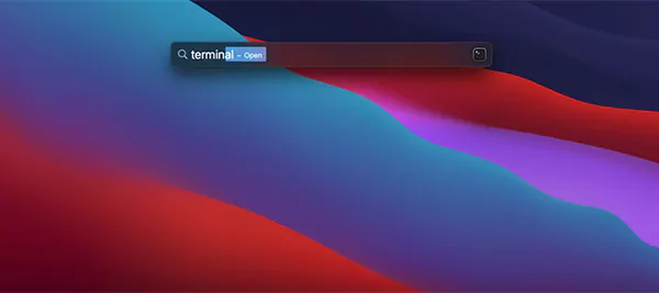 Go to Terminal