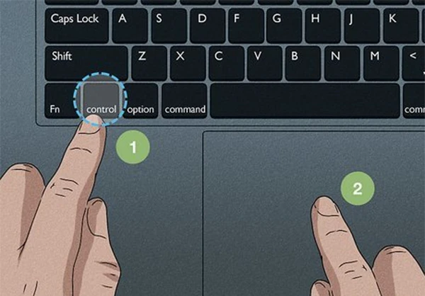 Hold the Command key