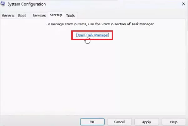 Open Task Manager