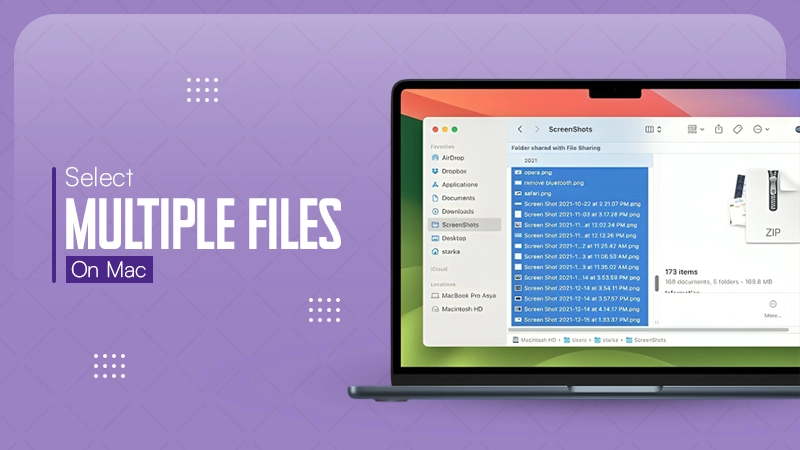 Select Multiple Files on Mac