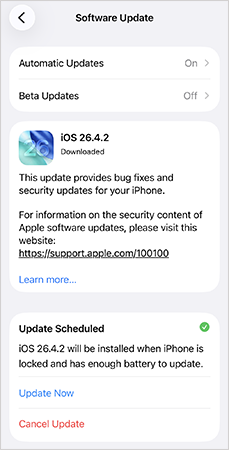 Update OS