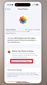 Click on Review Photos and Videos.