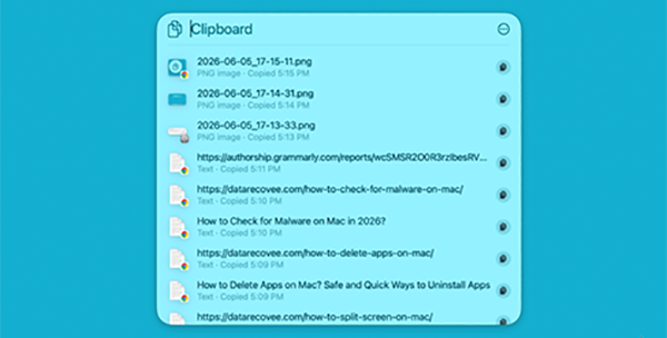 Clipboard on Mac