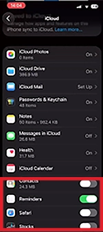 Disable app data 