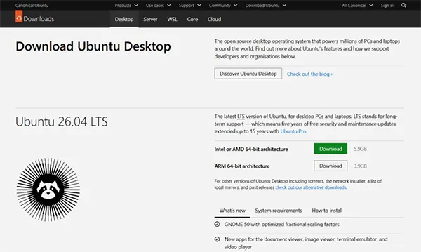 Download Ubuntu for Mac