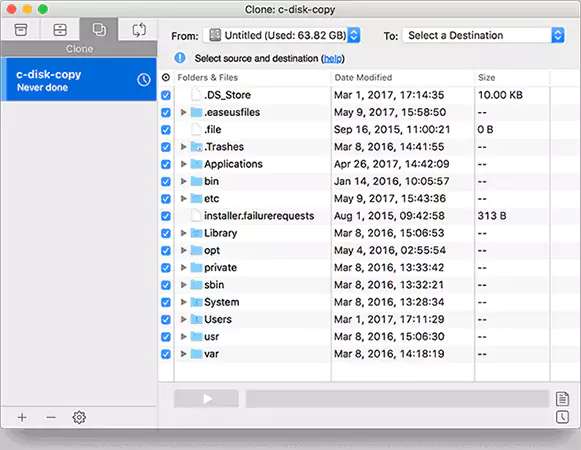 EaseUS Todo Backup for Mac