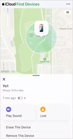 Locate iPhone on Android