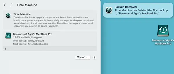 Time Machine Backup 