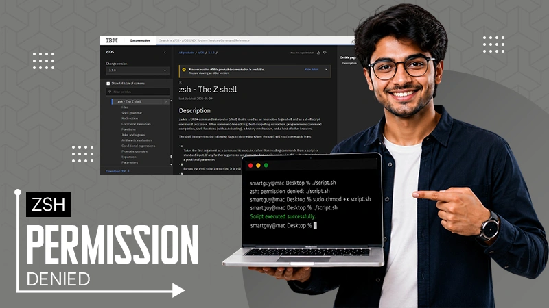 Zsh Permission Denied