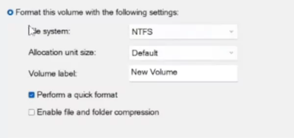 Choose a file system
