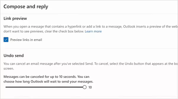 Choose your preferred delay time