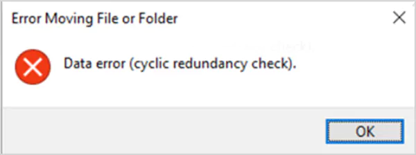 Data Error Cyclic Redundancy Check