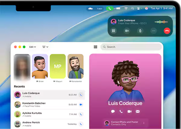 Phone App on Mac