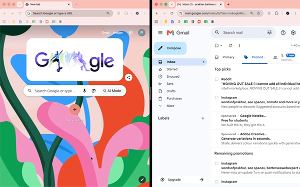 Split View on Mac