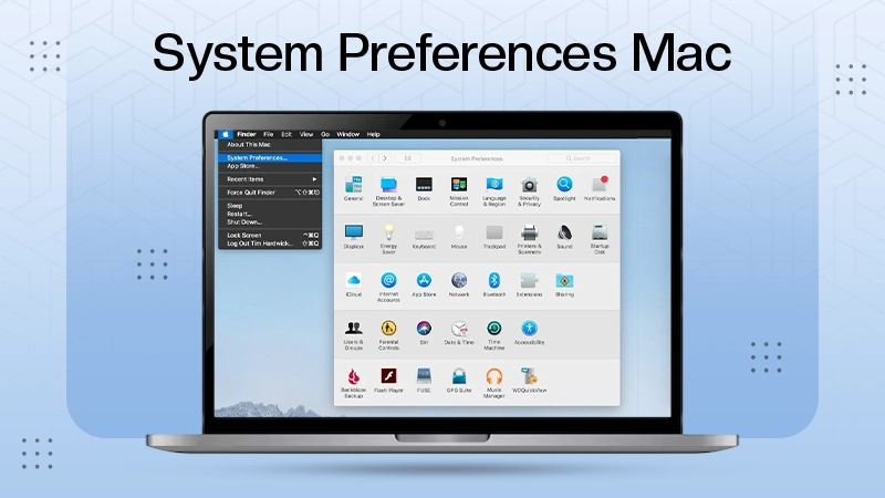 System Preferences on Mac