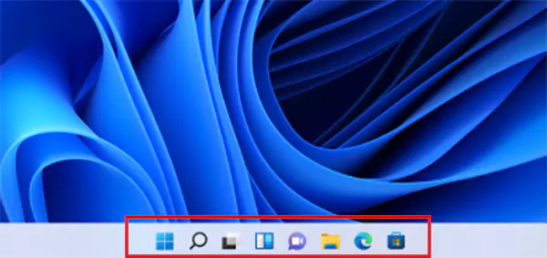Taskbar in Windows