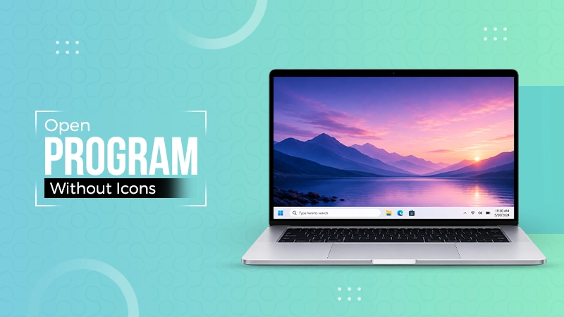 open program no icons