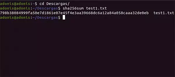 run sha256sum filename iso