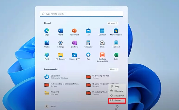 Restart your computer