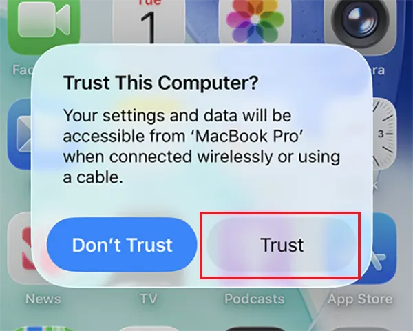 Tap on Trust