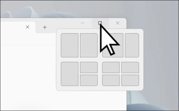 Hover over the Maximize button