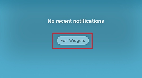 Select Edit Widgets