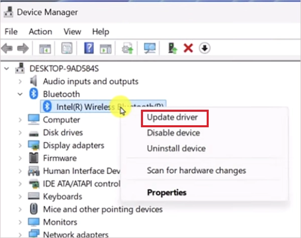 Update driver