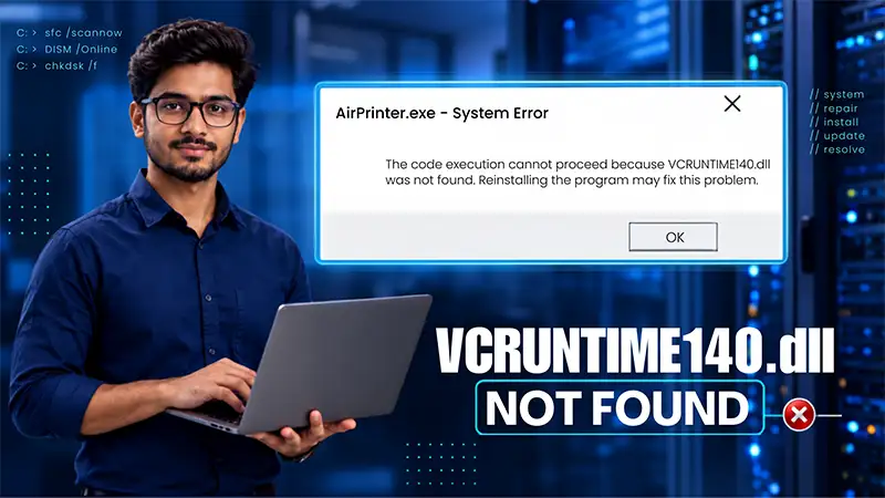 vcruntime140 dll not found