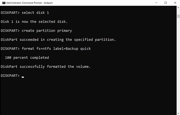 Format the drive
