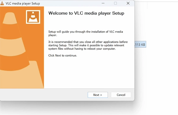 Install and run normally