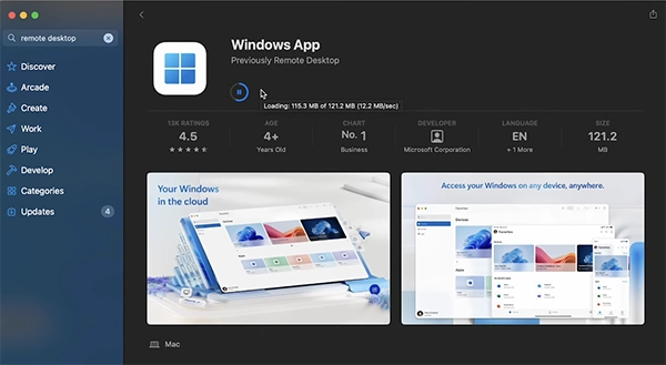 Install the Windows App