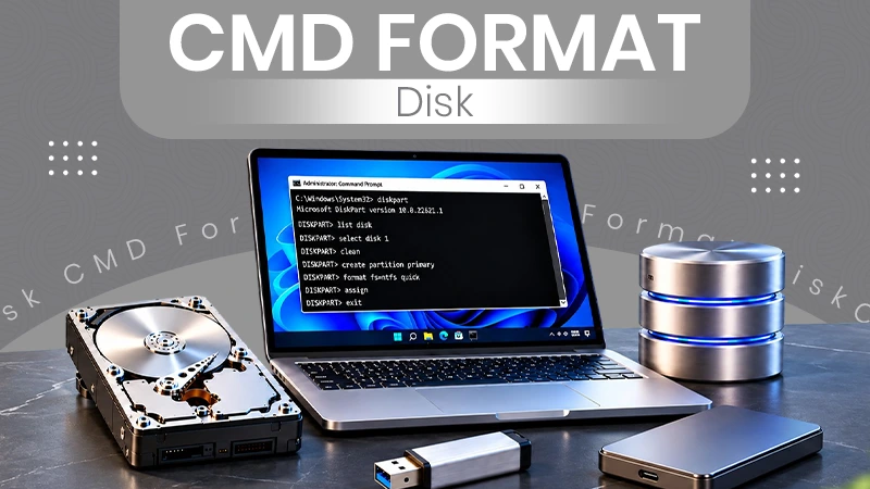 How to Format a Disk Using CMD in Windows [CMD Format Disk Guide]
