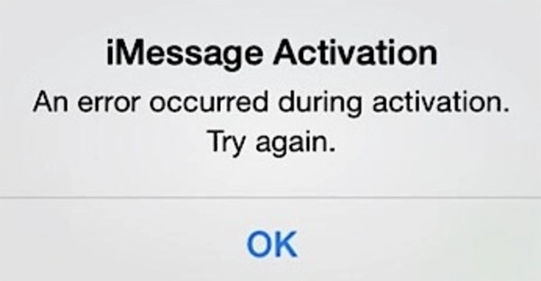 iMessage Activation Error