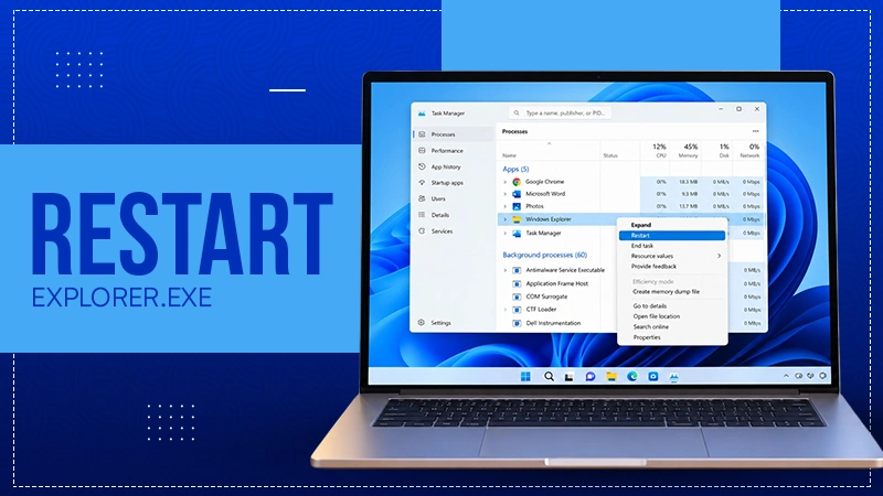 How to Restart Explorer.exe in Windows?