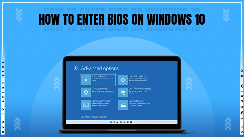 how to enter bios on windows 10