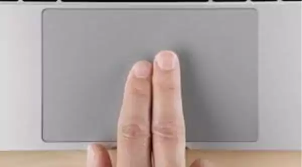 Two finger taps