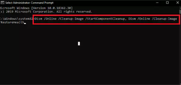 Type the command on Command Prompt