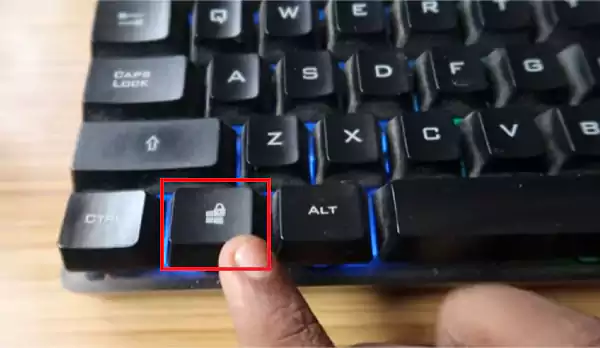 Windows lock key