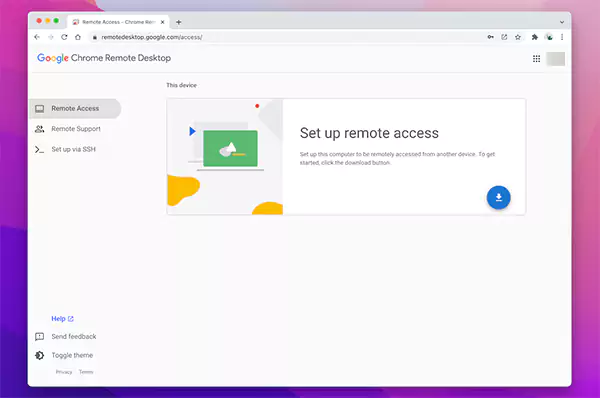 Install the extension on the Macc