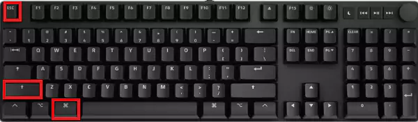 Press Ctrl plus Shift plus Esc