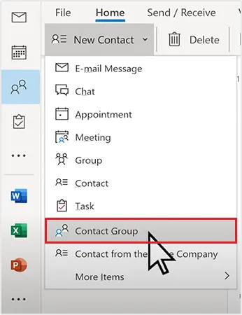 Make a new contact group