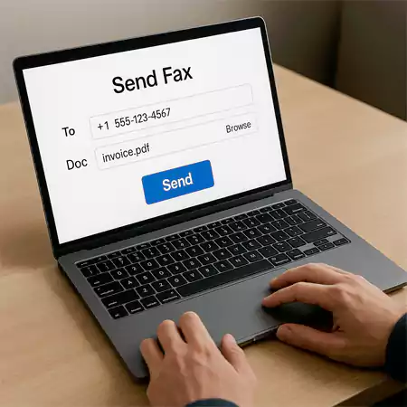 Send a fax from your computer