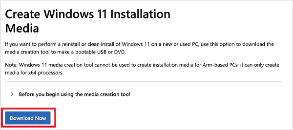 Click on Download Now option