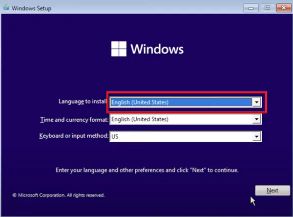 Select your language