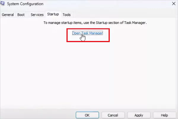 Open Task Manager