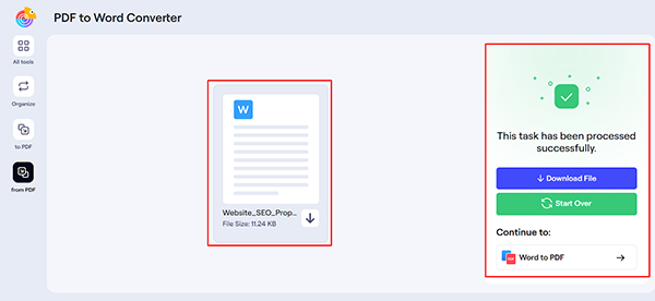 PDF To Word