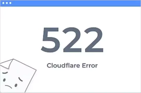 522 Cloudflare error