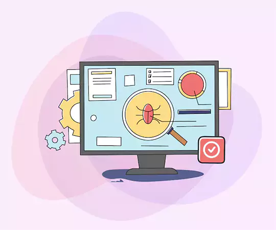 Debugging stock image